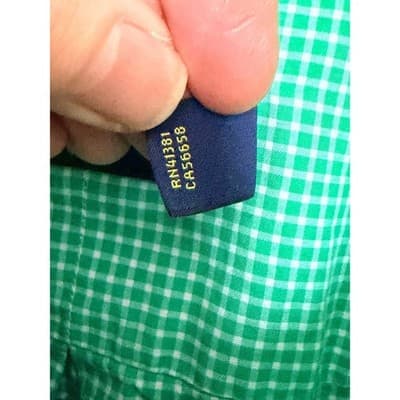 Polo Ralph Lauren Green Check Button Down Shirt Men’s Large Pony Logo EUC - Thumbnail 8
