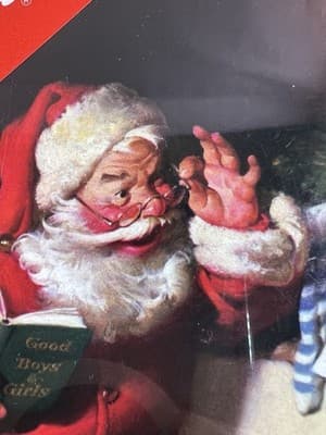 Santa Coca Cola Bottle Christmas Cards 8 Cards/8 Envelopes 5" X 7" NEW RARE - Thumbnail 3