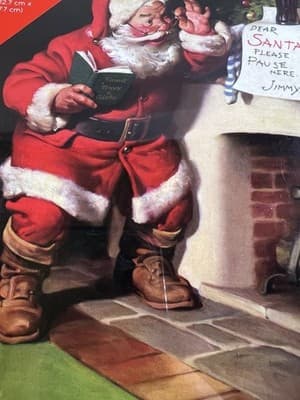 Santa Coca Cola Bottle Christmas Cards 8 Cards/8 Envelopes 5" X 7" NEW RARE - Thumbnail 5