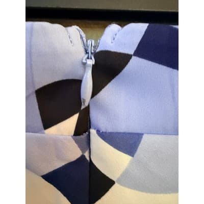 Forever 21 Blue Abstract Mini Skirt A-Line Pull On Women’s Small NWOT - Thumbnail 7