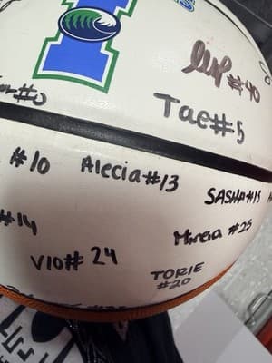 Texas A&M Islanders Autographed Basketball Team Issue Corpus Westbrook Ellis All - Thumbnail 3