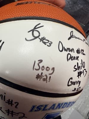 Texas A&M Islanders Autographed Basketball Team Issue Corpus Westbrook Ellis All - Thumbnail 11