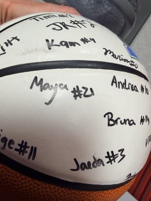 Texas A&M Islanders Autographed Basketball Team Issue Corpus Westbrook Ellis All - Thumbnail 18