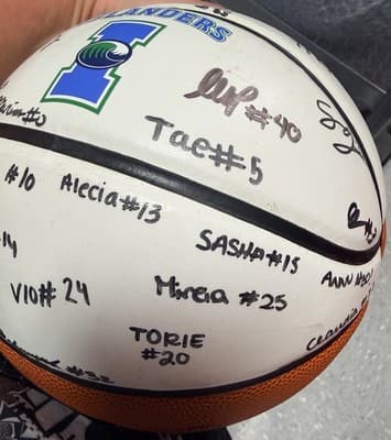 Texas A&M Islanders Autographed Basketball Team Issue Corpus Westbrook Ellis All - Thumbnail 6