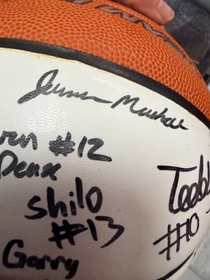 Texas A&M Islanders Autographed Basketball Team Issue Corpus Westbrook Ellis All - Thumbnail 9