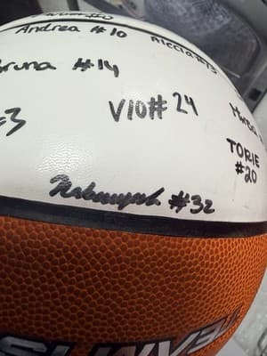 Texas A&M Islanders Autographed Basketball Team Issue Corpus Westbrook Ellis All - Thumbnail 4