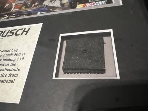 2005 KURT BUSCH Championship Tire Rubber Ticket Collector Authentic NASCAR - Thumbnail 9