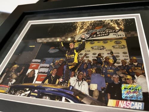 2005 KURT BUSCH Championship Tire Rubber Ticket Collector Authentic NASCAR - Thumbnail 7