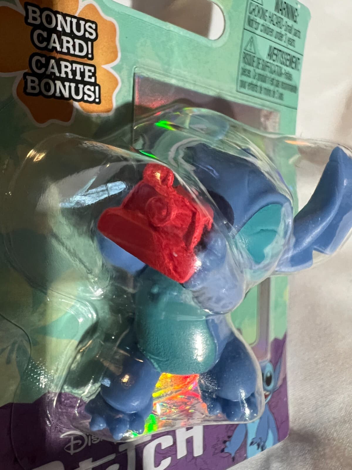 STITCH Disney Mini Figure Red Camera 2024 w/ Bonus Card NEW Midwood - Thumbnail 3