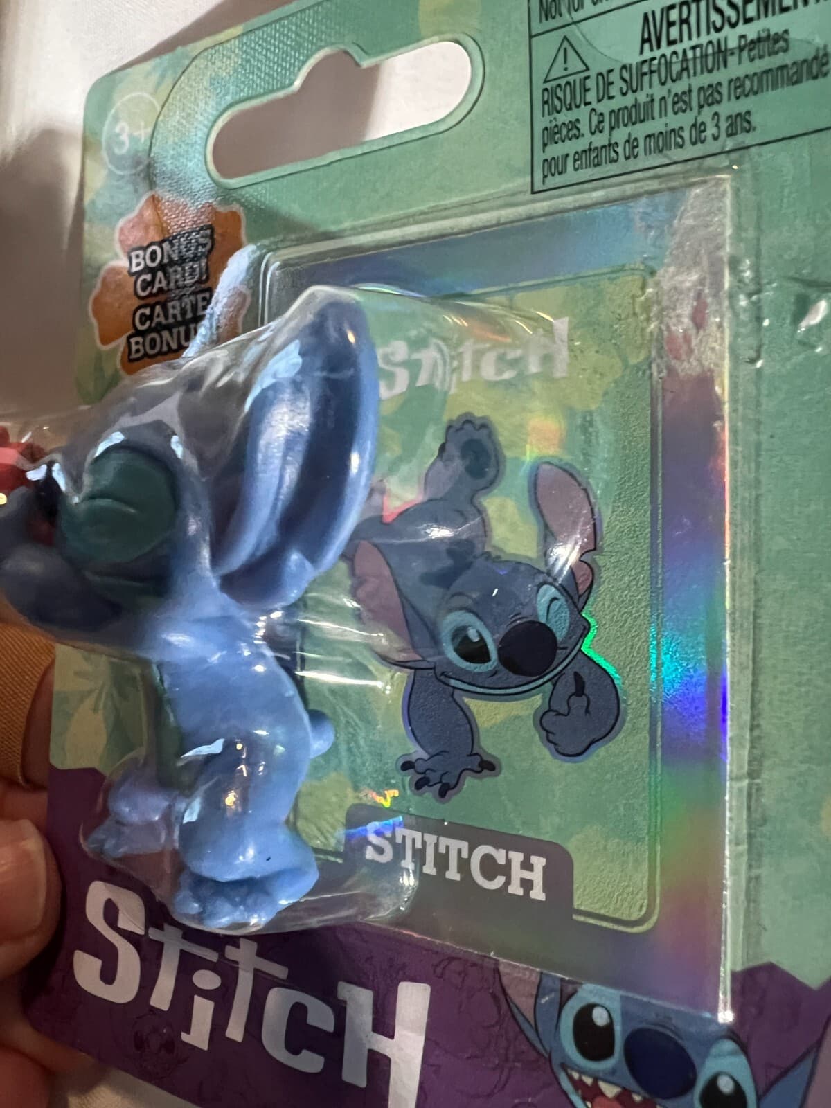 STITCH Disney Mini Figure Red Camera 2024 w/ Bonus Card NEW Midwood - Thumbnail 2