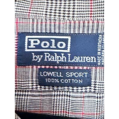 Polo Ralph Lauren Lowell Sport Plaid Button Down Shirt Men’s XL EUC - Thumbnail 7