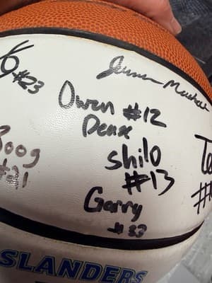 Texas A&M Islanders Autographed Basketball Team Issue Corpus Westbrook Ellis All - Thumbnail 10