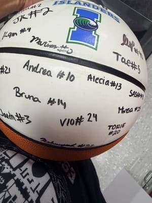Texas A&M Islanders Autographed Basketball Team Issue Corpus Westbrook Ellis All - Thumbnail 20