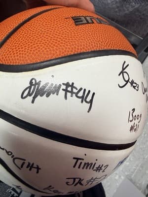 Texas A&M Islanders Autographed Basketball Team Issue Corpus Westbrook Ellis All - Thumbnail 8