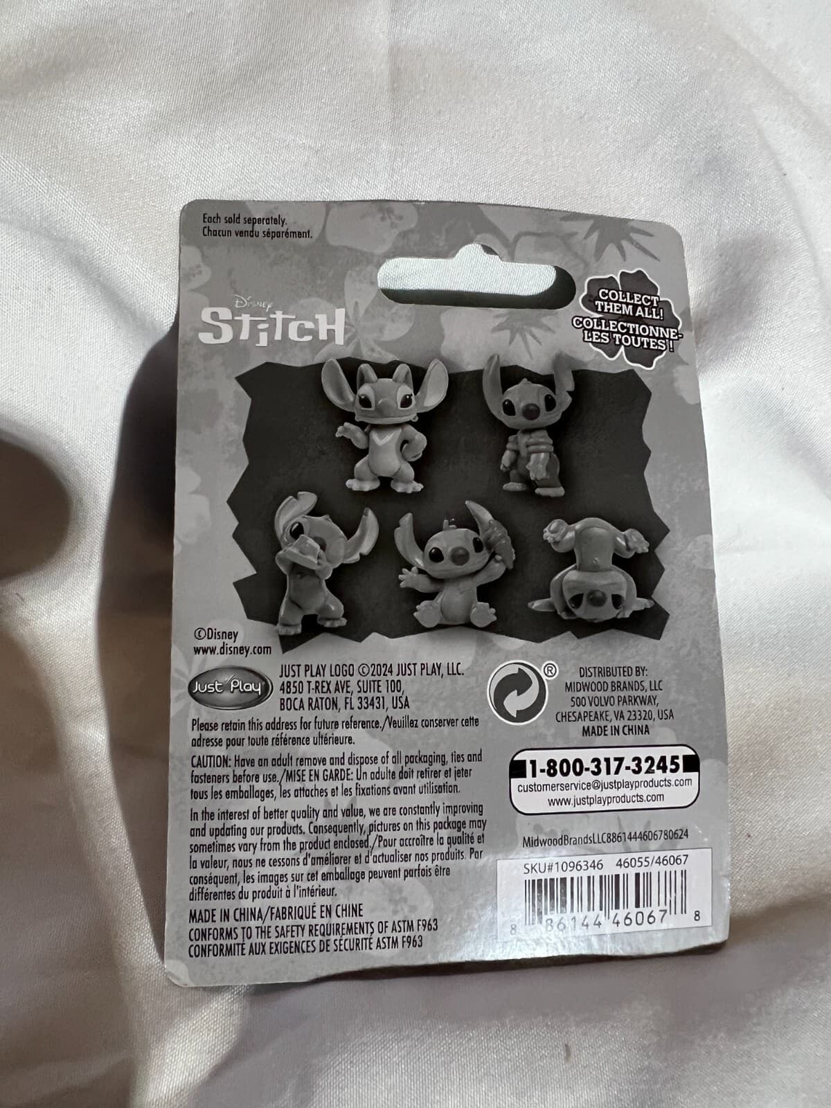 STITCH Disney Mini Figure Headstand Just Play 2024 w/ Bonus Card NEW Midwood - Thumbnail 2