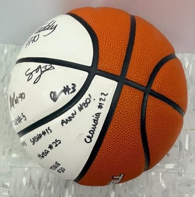 Texas A&M Islanders Autographed Basketball Team Issue Corpus Westbrook Ellis All - Thumbnail 22