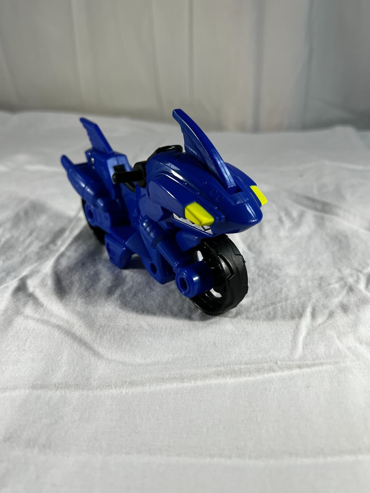Power Rangers Shark Cycle Playskool Heroes Blue Motorcycle Only Hasbro V-3625C - Thumbnail 7