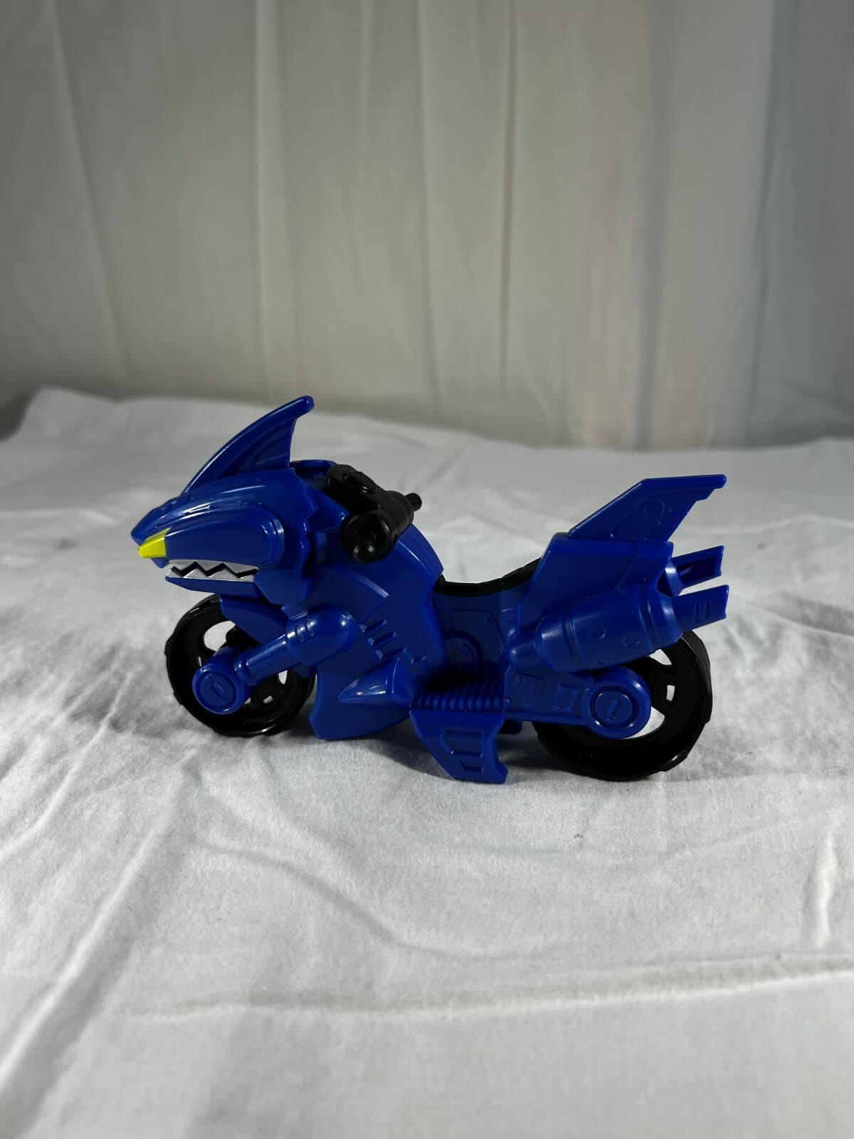 Power Rangers Shark Cycle Playskool Heroes Blue Motorcycle Only Hasbro V-3625C - Thumbnail 2