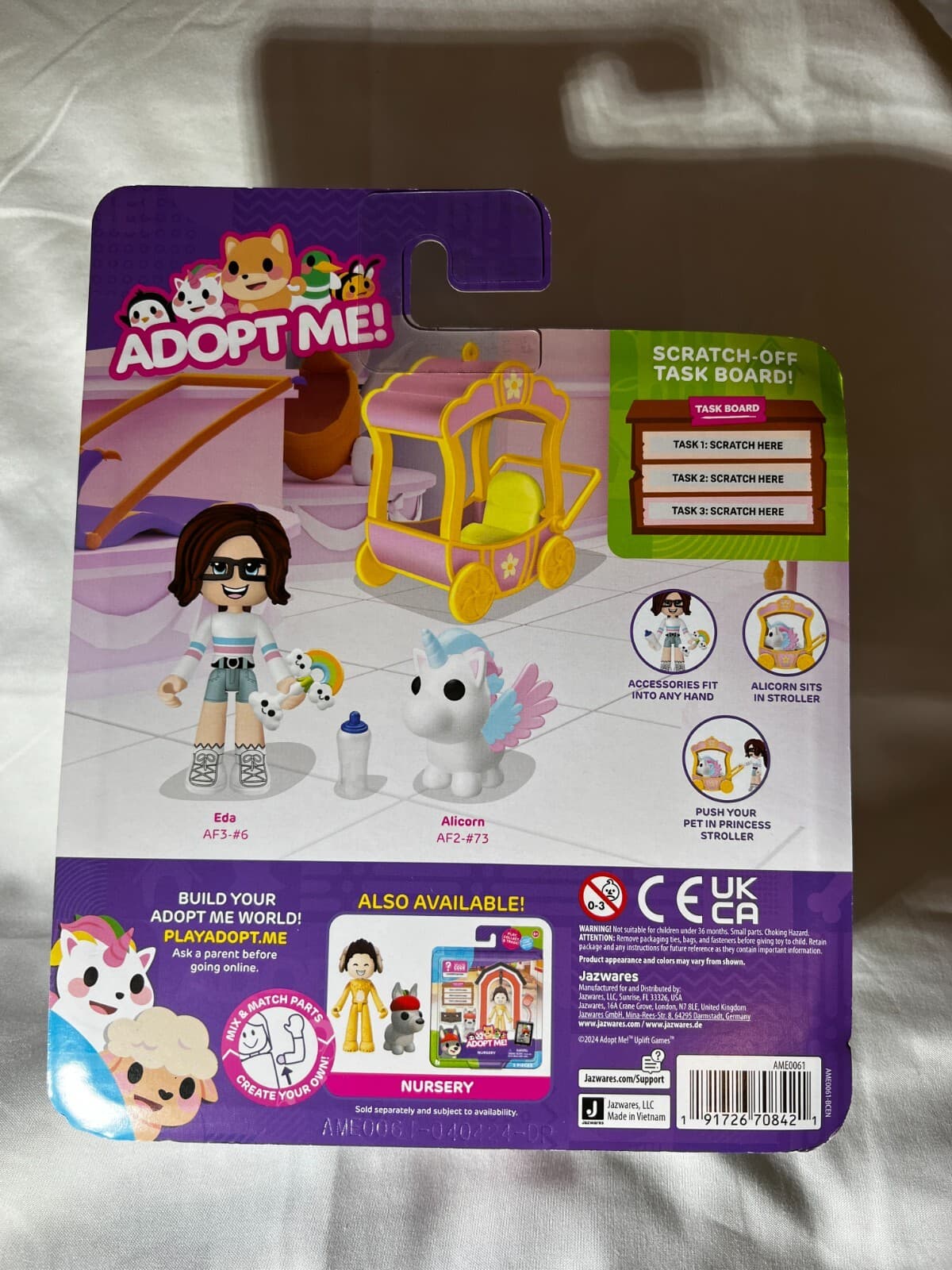 Adopt Me! Baby Shop Eda Alicorn Virtual Item Code New Sealed 2024 Jazwares - Thumbnail 2