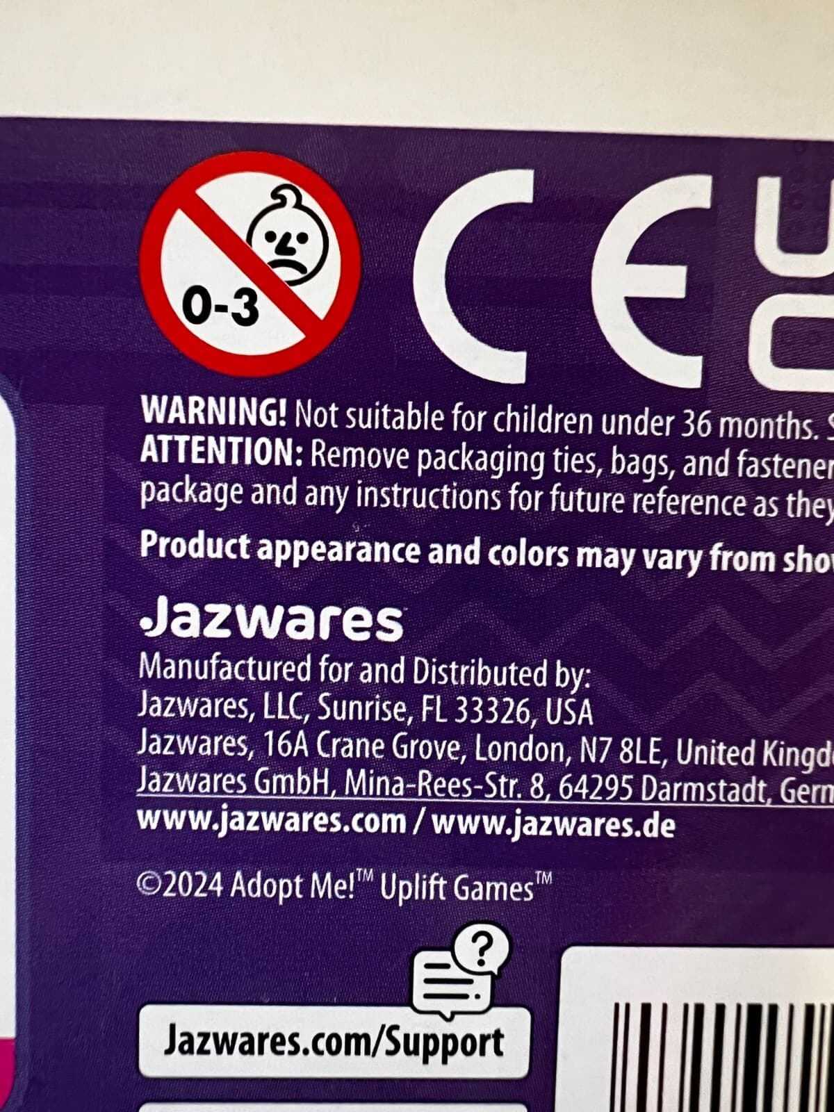 Adopt Me! Nursery Doug Donkey Exclusive Virtual Item Code New Sealed Jazwares - Thumbnail 8