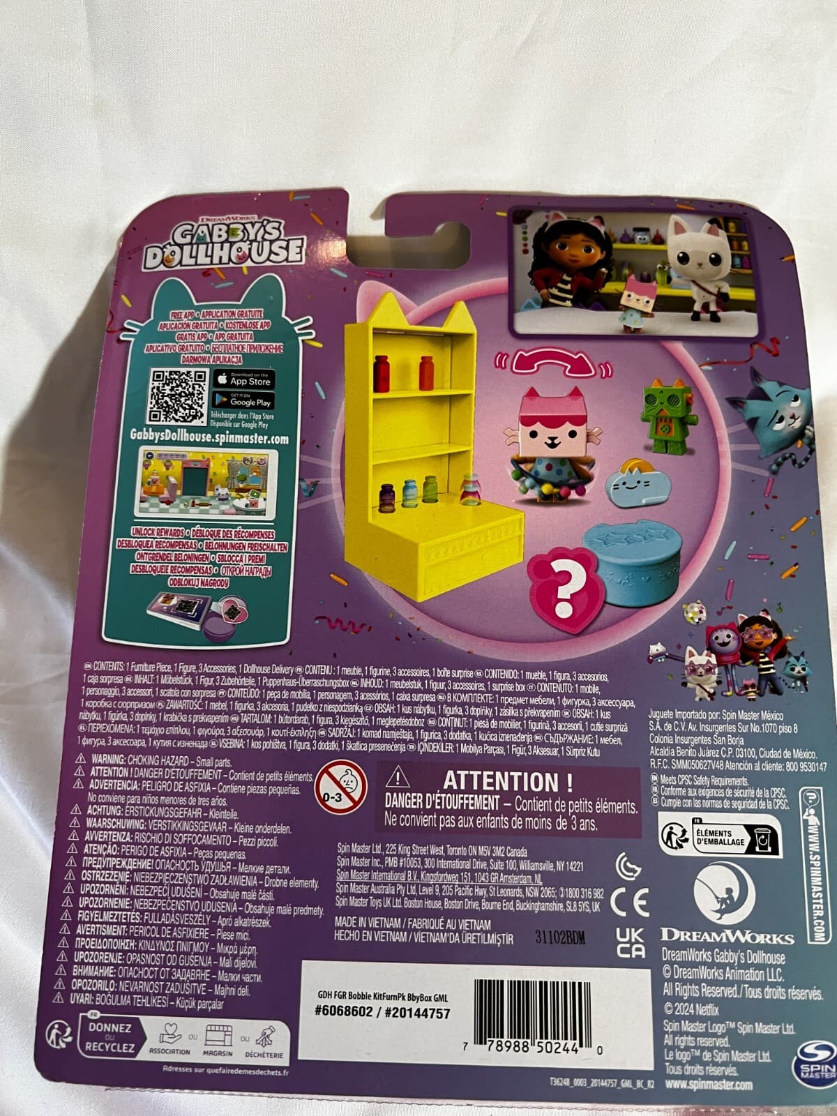 Gabby's Dollhouse Bobbie Dodeline Kitty Baby Box Crafty Pack Netflix NIB 2024 - Thumbnail 10