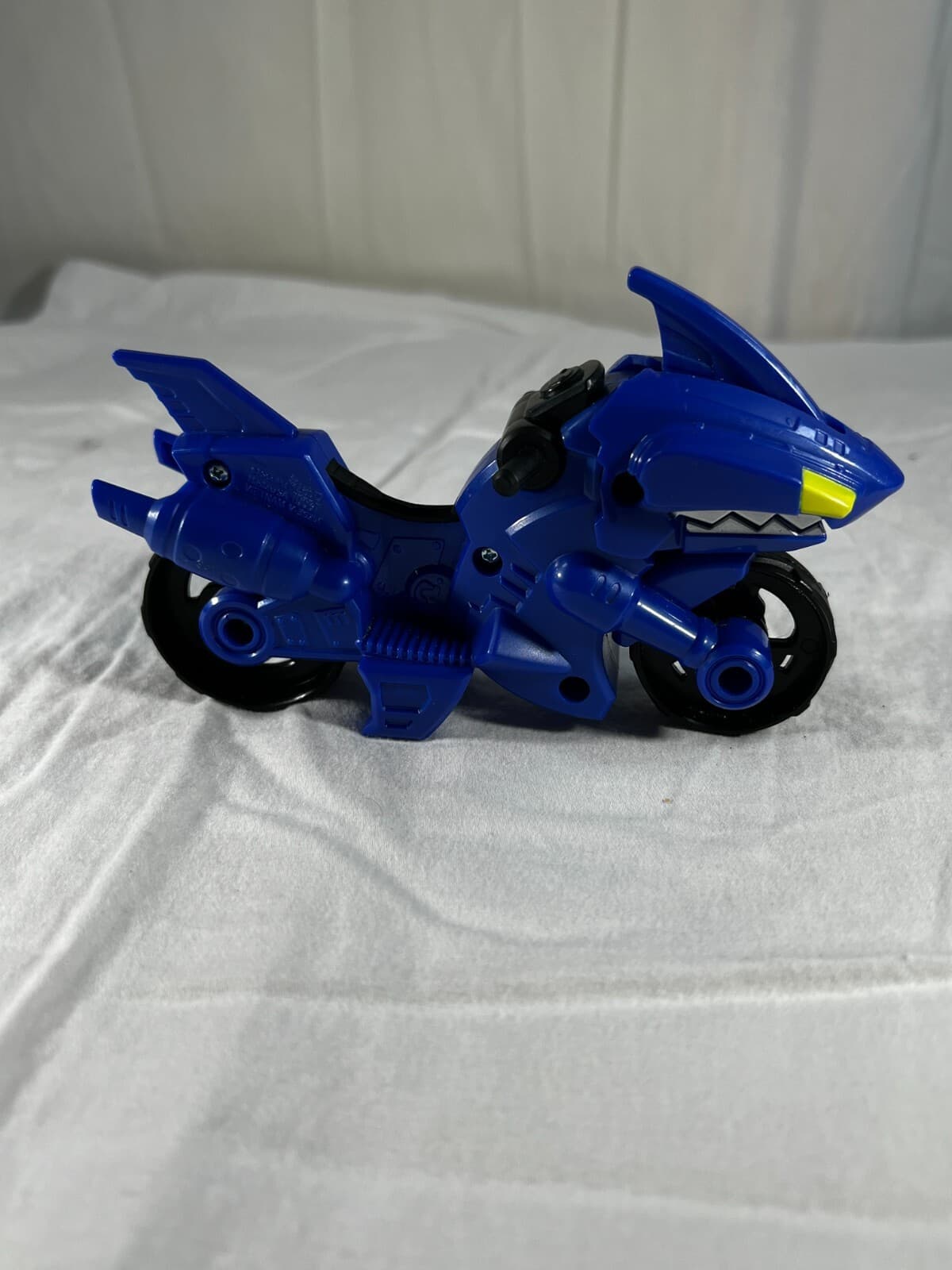 Power Rangers Shark Cycle Playskool Heroes Blue Motorcycle Only Hasbro V-3625C - Thumbnail 6