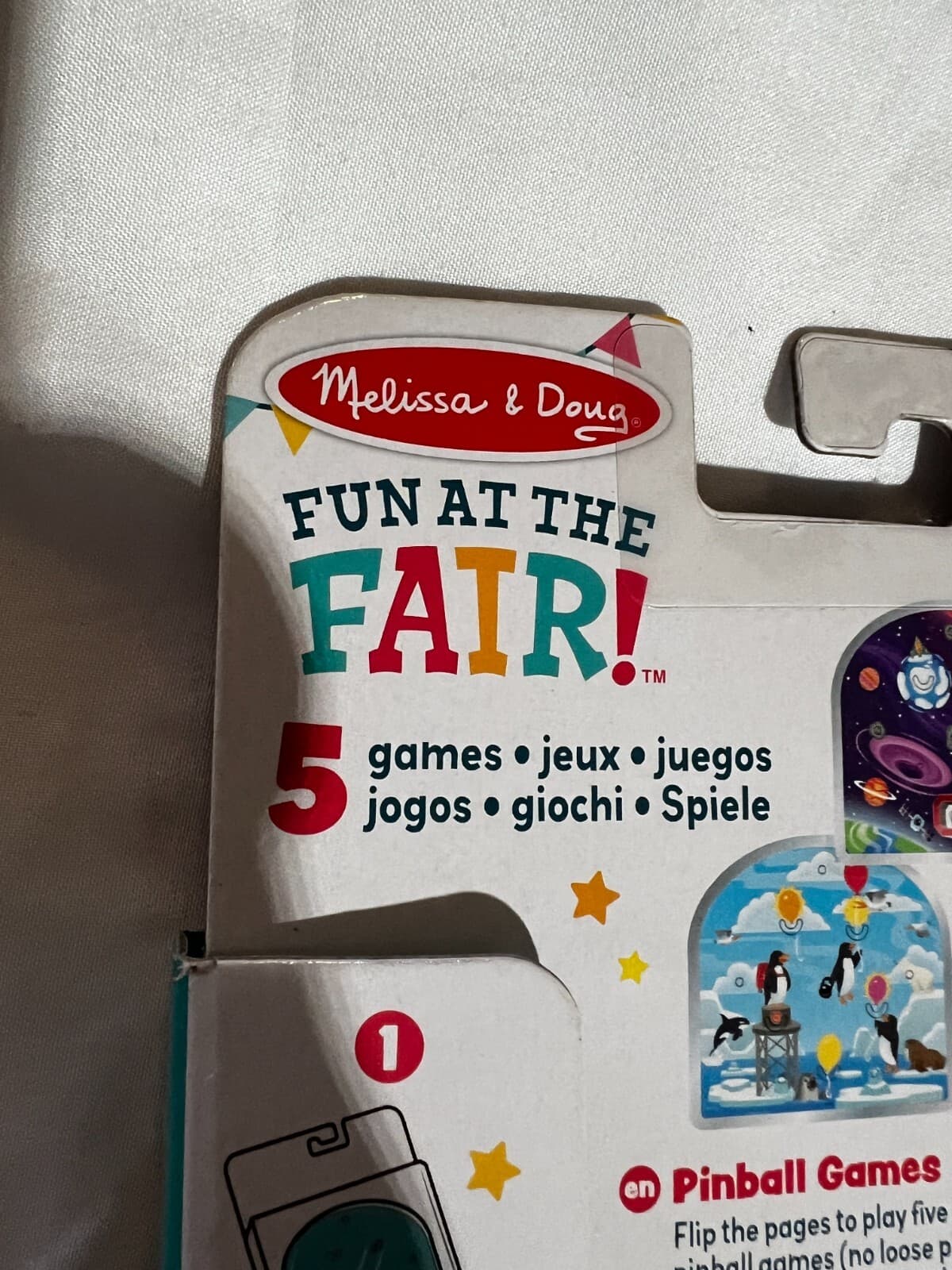 Pinball Games Fun at Fair Melissa & Doug High Quality Toy 2022 NEW (5 Games) - Thumbnail 6
