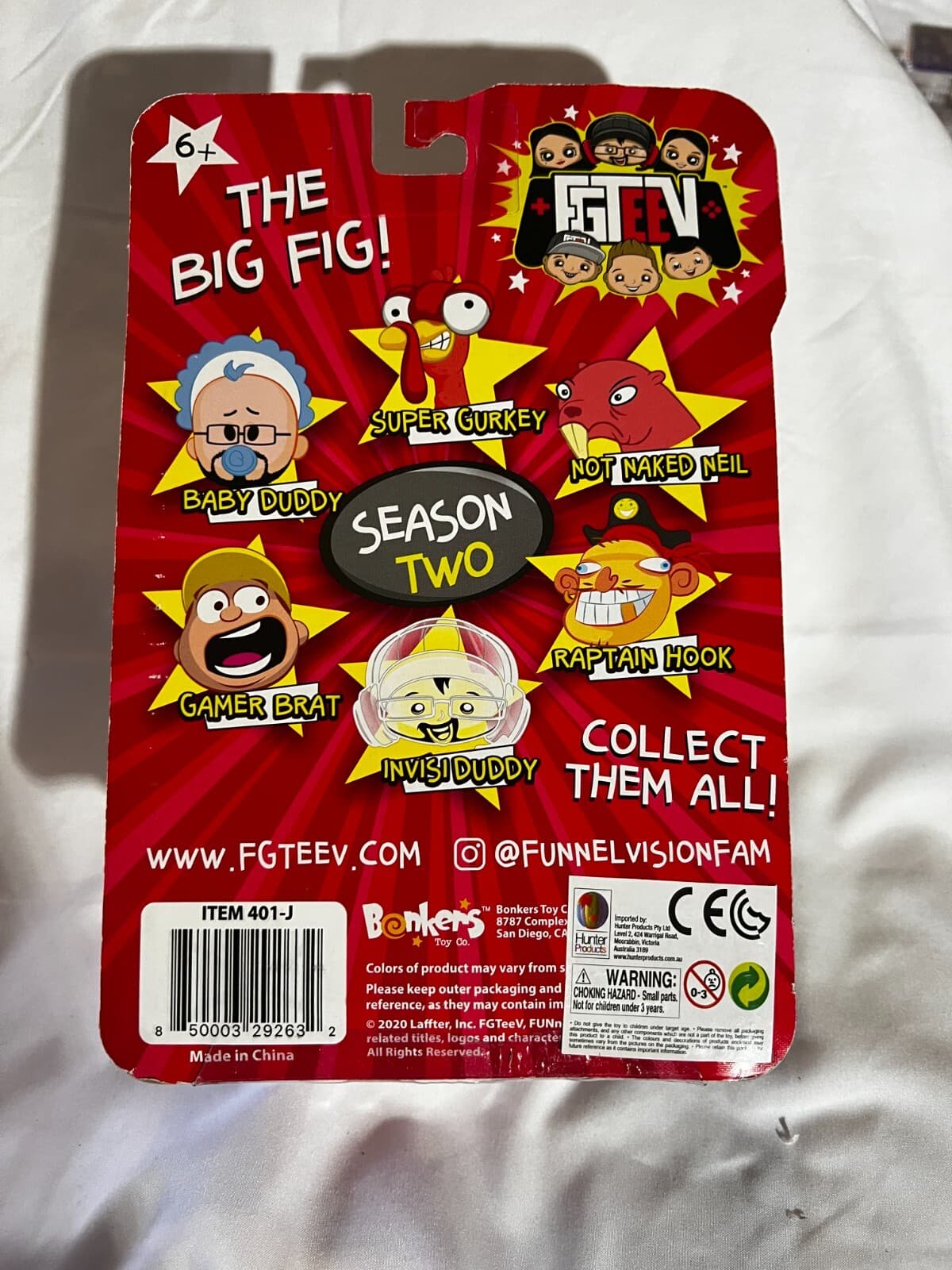 FGTEEV Raptain Hook The Big Fig Season 2 TWO 2020 NEW Bonkers Hunter Products - Thumbnail 5