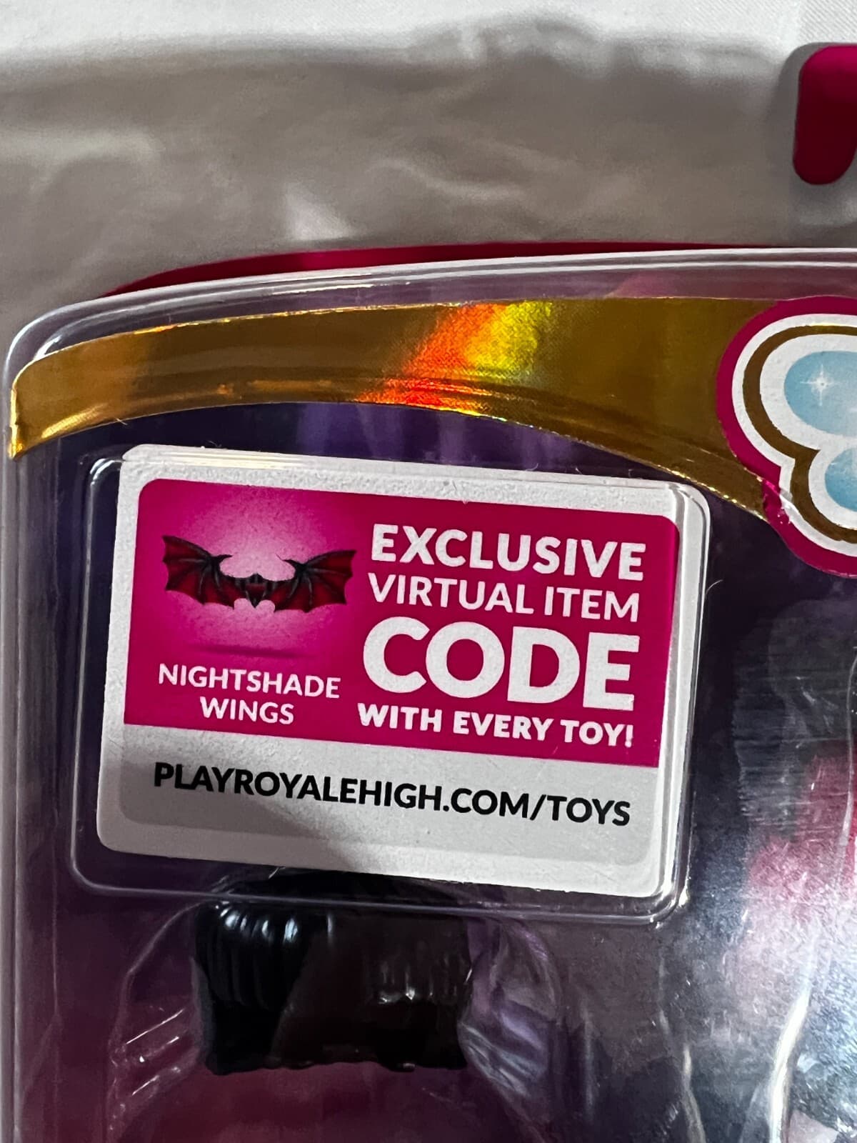 Royale High Dark Fairy Wings Become Rings Exclusive Virtual Code NIB Series 1 - Thumbnail 5