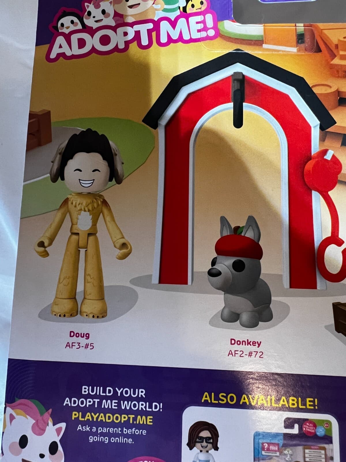 Adopt Me! Nursery Doug Donkey Exclusive Virtual Item Code New Sealed Jazwares - Thumbnail 7