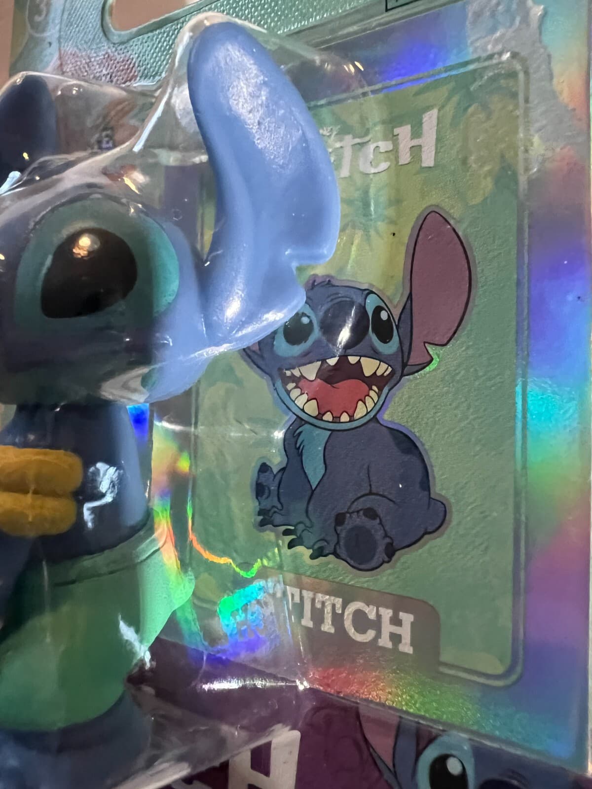 STITCH Disney Mini Figure Yellow Armbands 2024 w/ Bonus Card NEW Midwood - Thumbnail 7