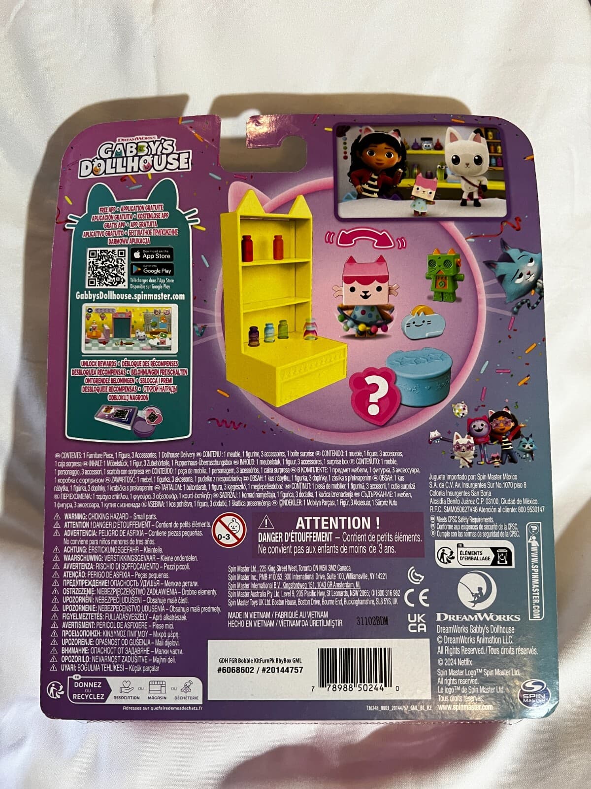 Gabby's Dollhouse Bobbie Dodeline Kitty Baby Box Crafty Pack Netflix NIB 2024 - Thumbnail 7