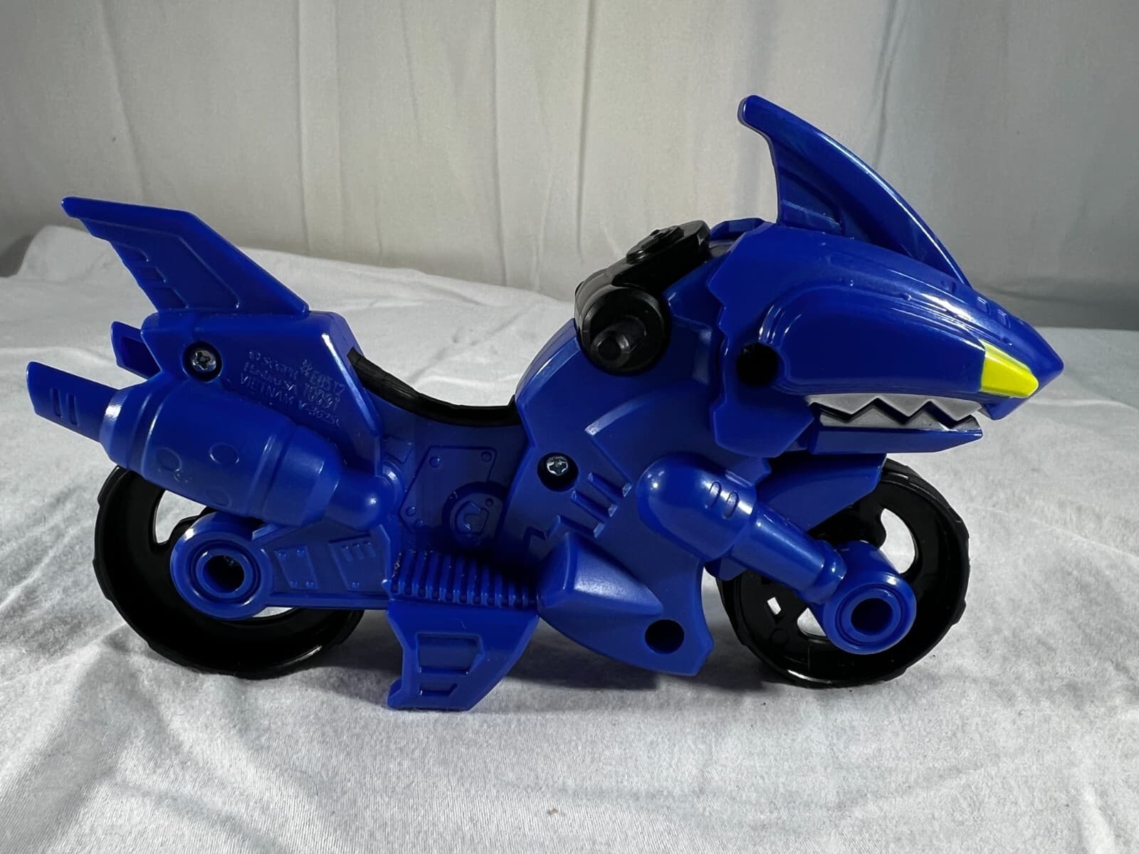 Power Rangers Shark Cycle Playskool Heroes Blue Motorcycle Only Hasbro V-3625C - Thumbnail 10