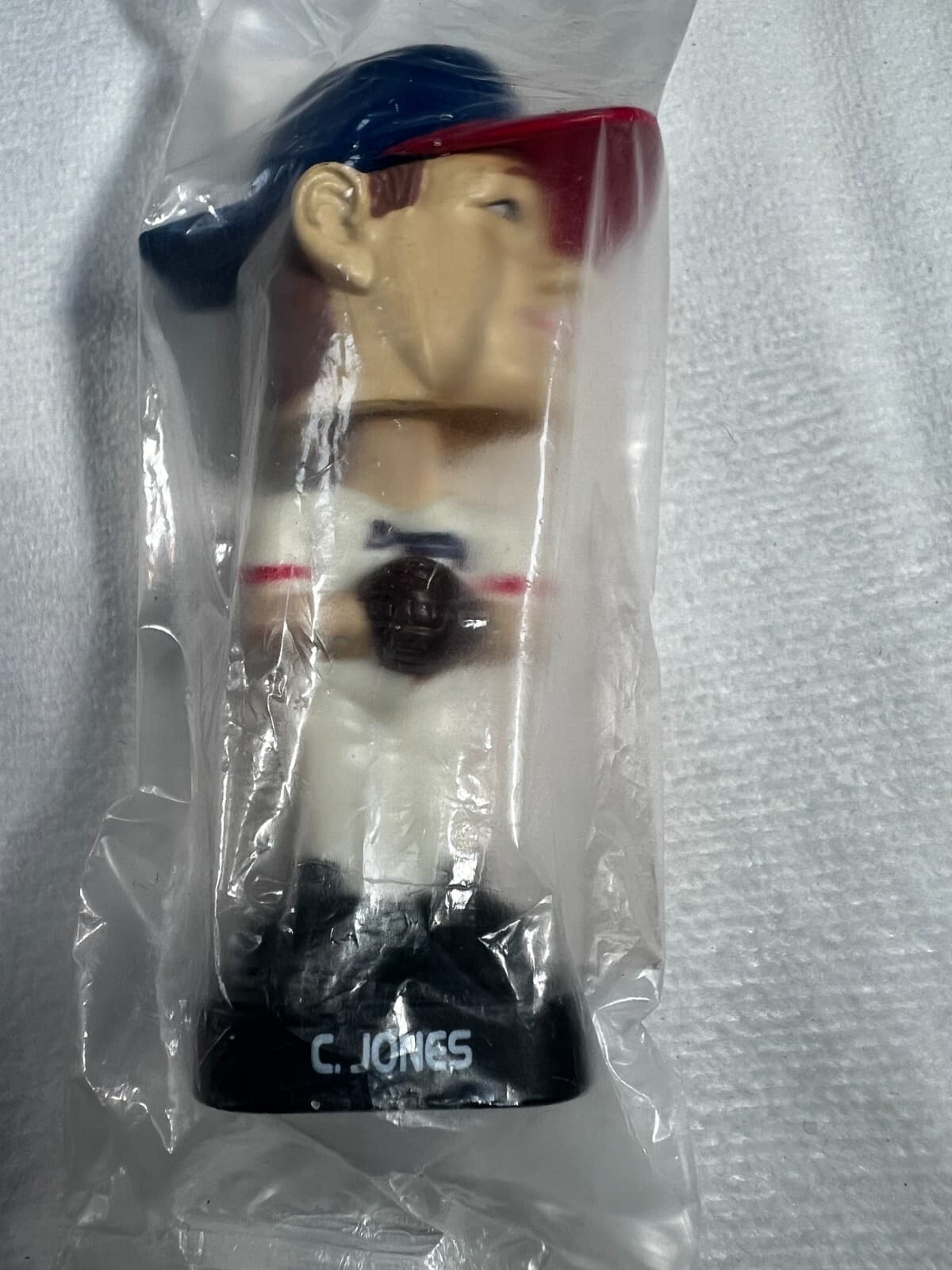 2002 Chipper Jones Braves Figure Toy Post Cereal Prize Factory Sealed Baseball - Thumbnail 2