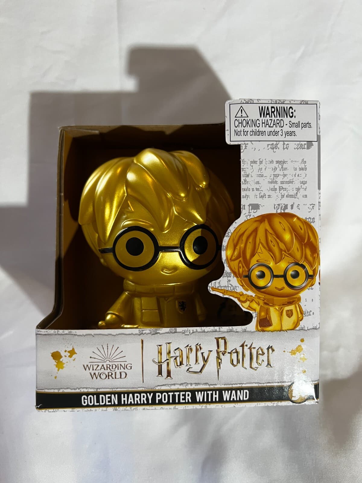 Golden Harry Potter With Wand Wizardly World Collectible Figure NEW Headstart