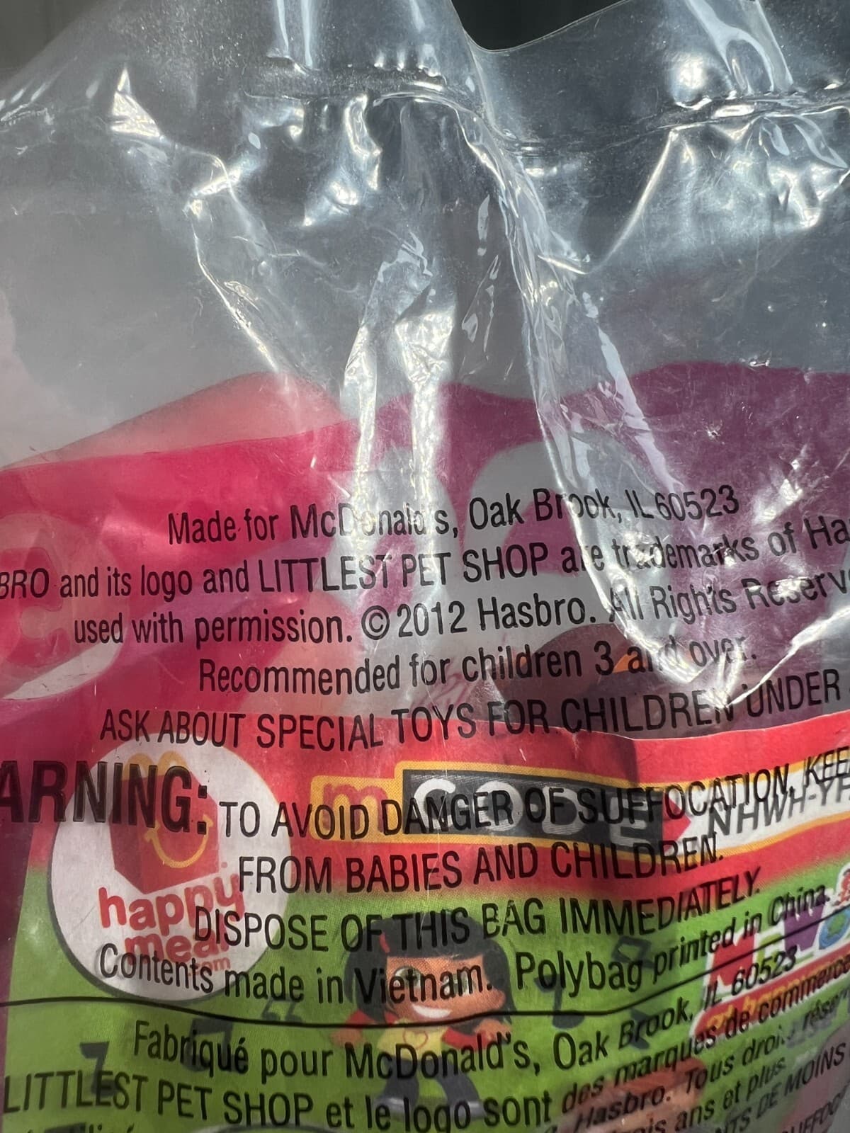 Littlest Pet Shop LPS McDonalds Toy Vintage 2012 #5 Russell Ferguson Happy Meal - Thumbnail 7