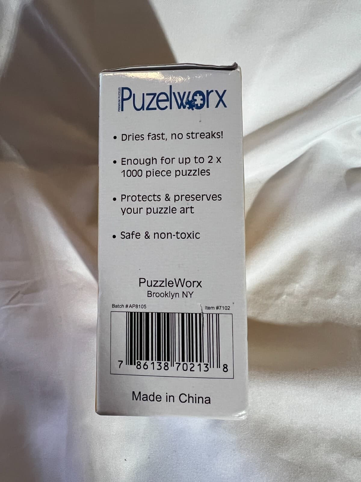 Puzelworx Puzzle Glue Pack of 2 Dries Clear Sealant Scraper NEW Non Toxic Safe - Thumbnail 4