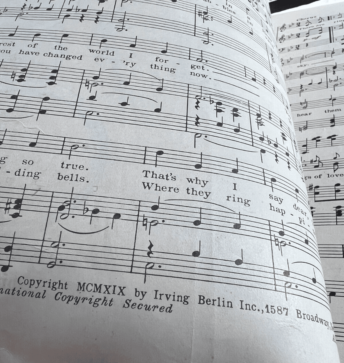 Vintage Sheet Music 1919 Antique RINGS Irving Berlin Alex Sullivan Lou Handman - Thumbnail 2