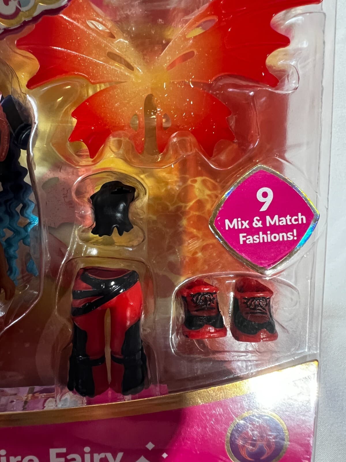 Royale High Fire Fairy Wings Become Rings Exclusive Virtual Code NIB Series 1 - Thumbnail 3