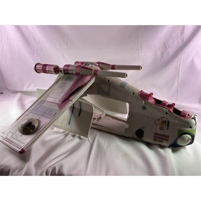 Hasbro Star Wars Clone Wars CW TRU Republic Gunship Crumb Bomber 2009 White