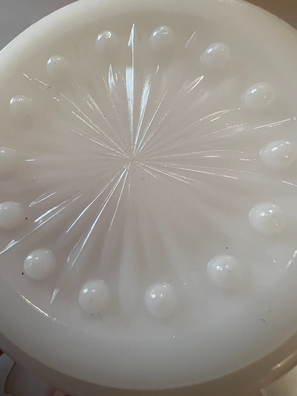 2 Vintage Hazel Atlas Apple Blossom Floral Dogwood Coasters Ashtray Milk Glass - Thumbnail 11