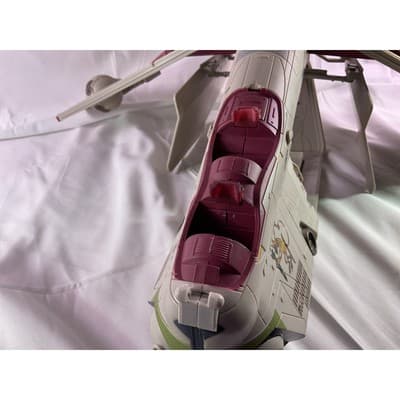 Hasbro Star Wars Clone Wars CW TRU Republic Gunship Crumb Bomber 2009 White - Thumbnail 9