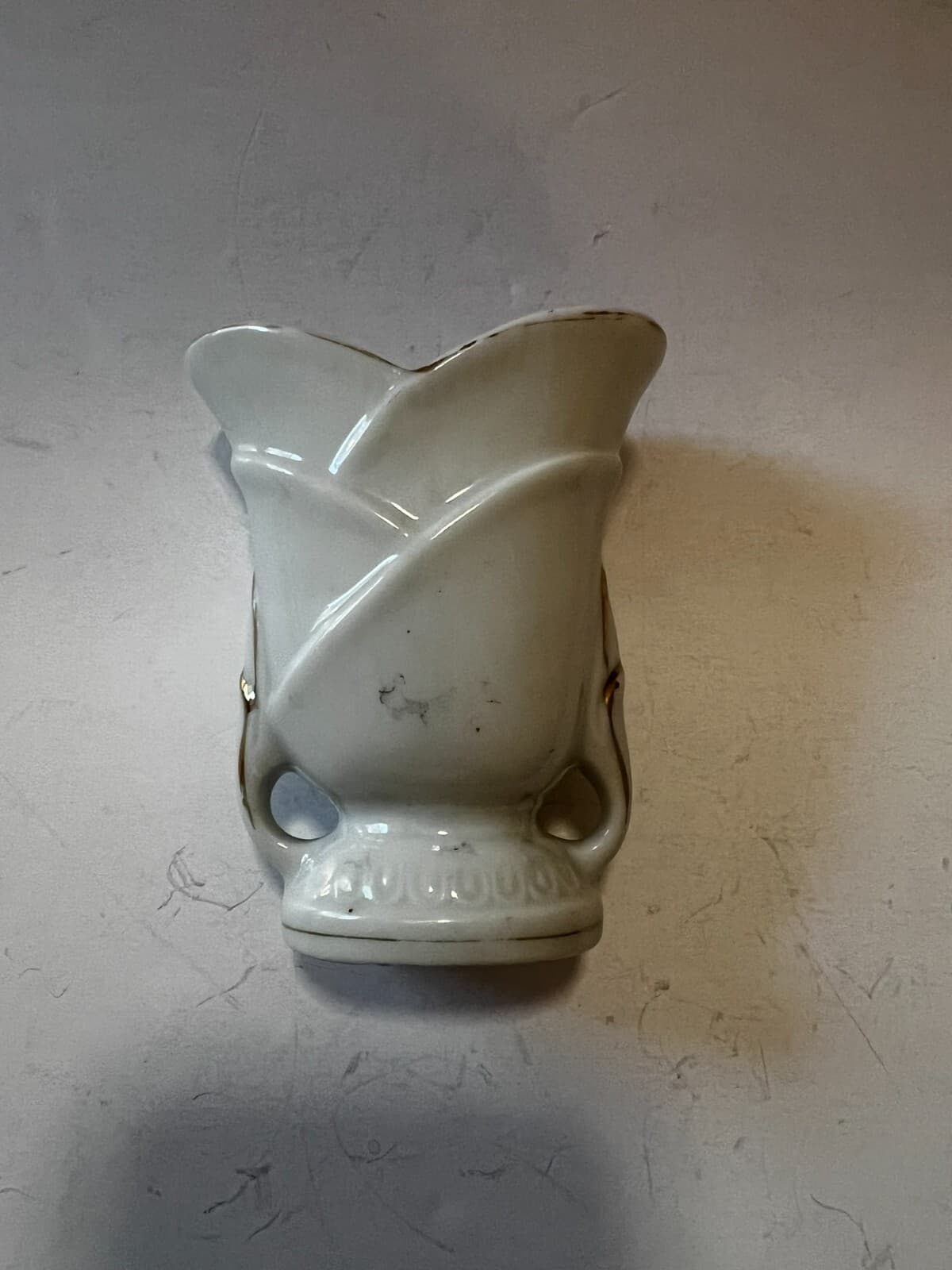 Vintage Small Floral Porcelain Occupied Japan Decorative Flower Bud Vase - Thumbnail 13