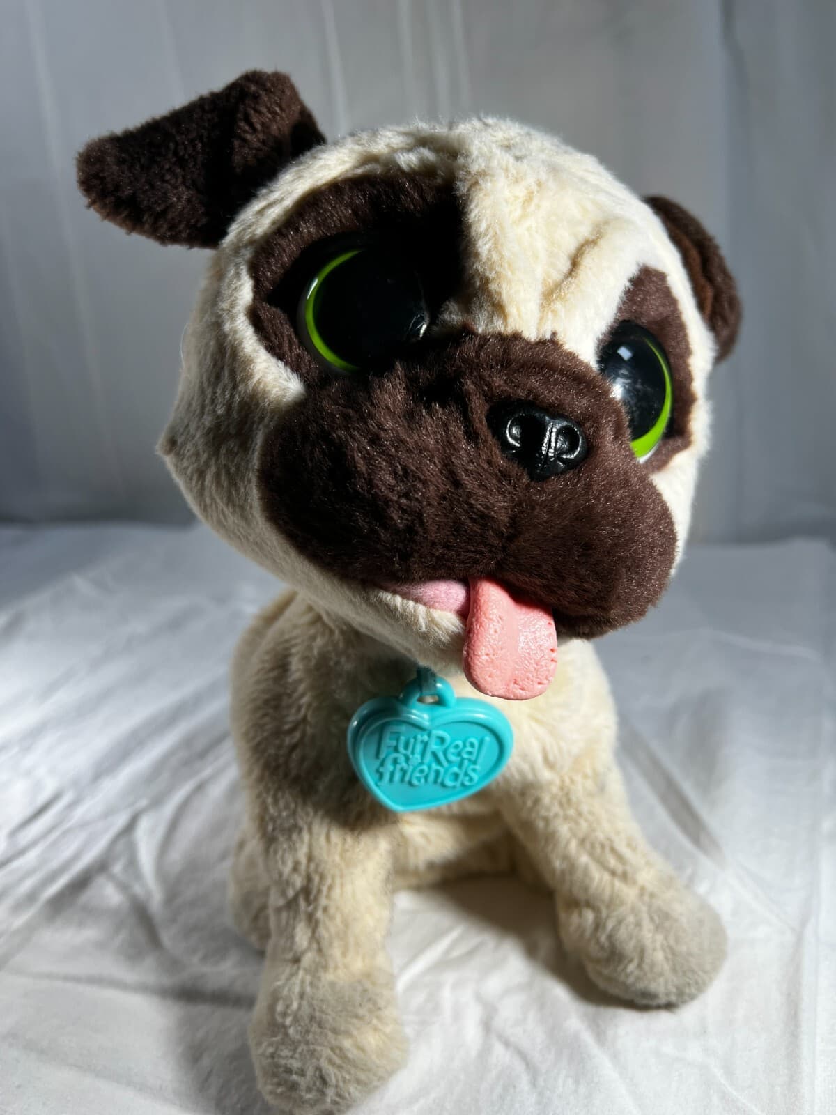 FurReal Friends 2014 Hasbro Motion Plush Dog Interactive JJ My Jumpin' Pug Works - Thumbnail 11