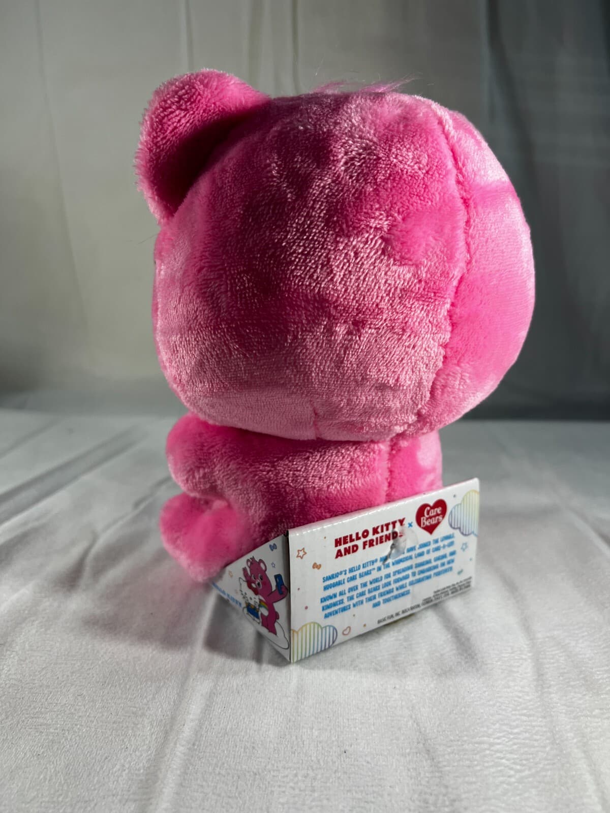 NEW Hello Kitty Care Bear Cheer Bear 2024 Sanrio In Original Pkg Rainbow Pink - Thumbnail 5