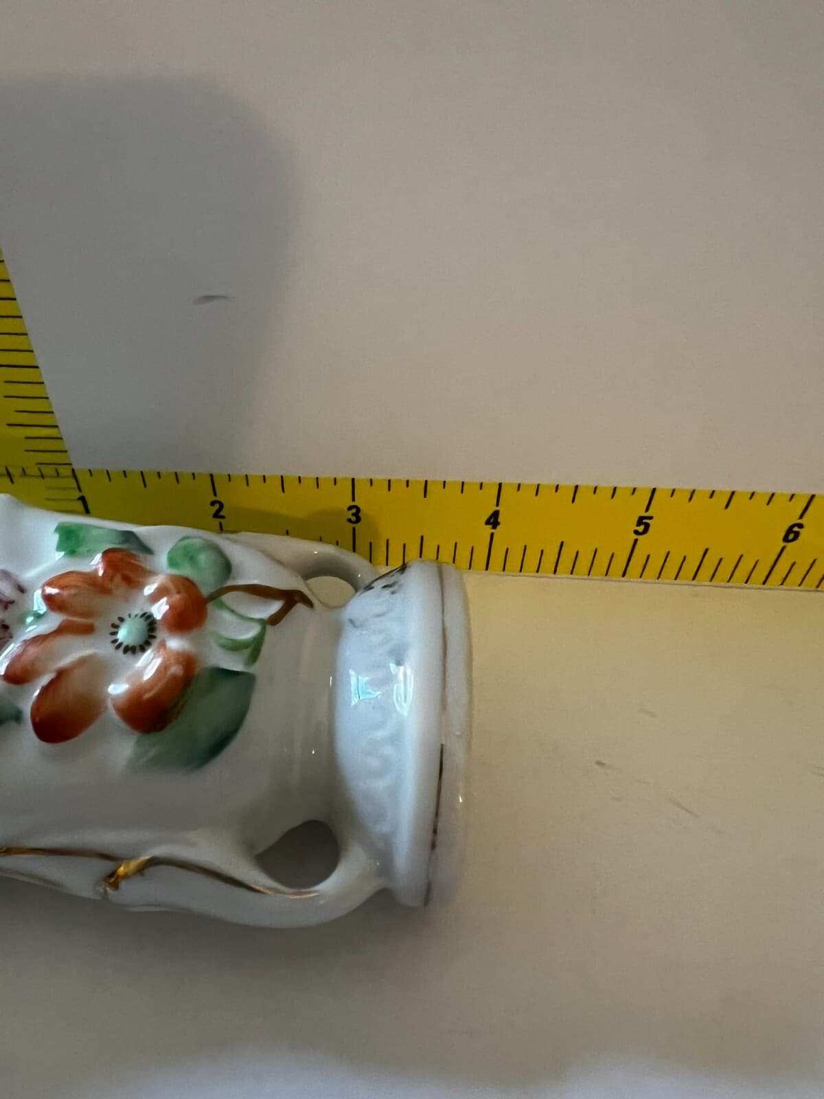 Vintage Small Floral Porcelain Occupied Japan Decorative Flower Bud Vase - Thumbnail 11