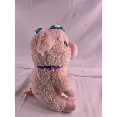 Mattel Barbie Pig Talks Oinks Sounds Works Stuffed Animal Plush 8" Pink - Thumbnail 7
