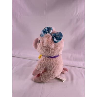 Mattel Barbie Pig Talks Oinks Sounds Works Stuffed Animal Plush 8" Pink - Thumbnail 5