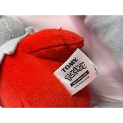 Tomy Pokémon Delibird Squishy Animal Plush Toy 12" 2017 Red/Gray - Thumbnail 5