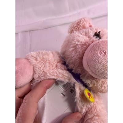 Mattel Barbie Pig Talks Oinks Sounds Works Stuffed Animal Plush 8" Pink - Thumbnail 14